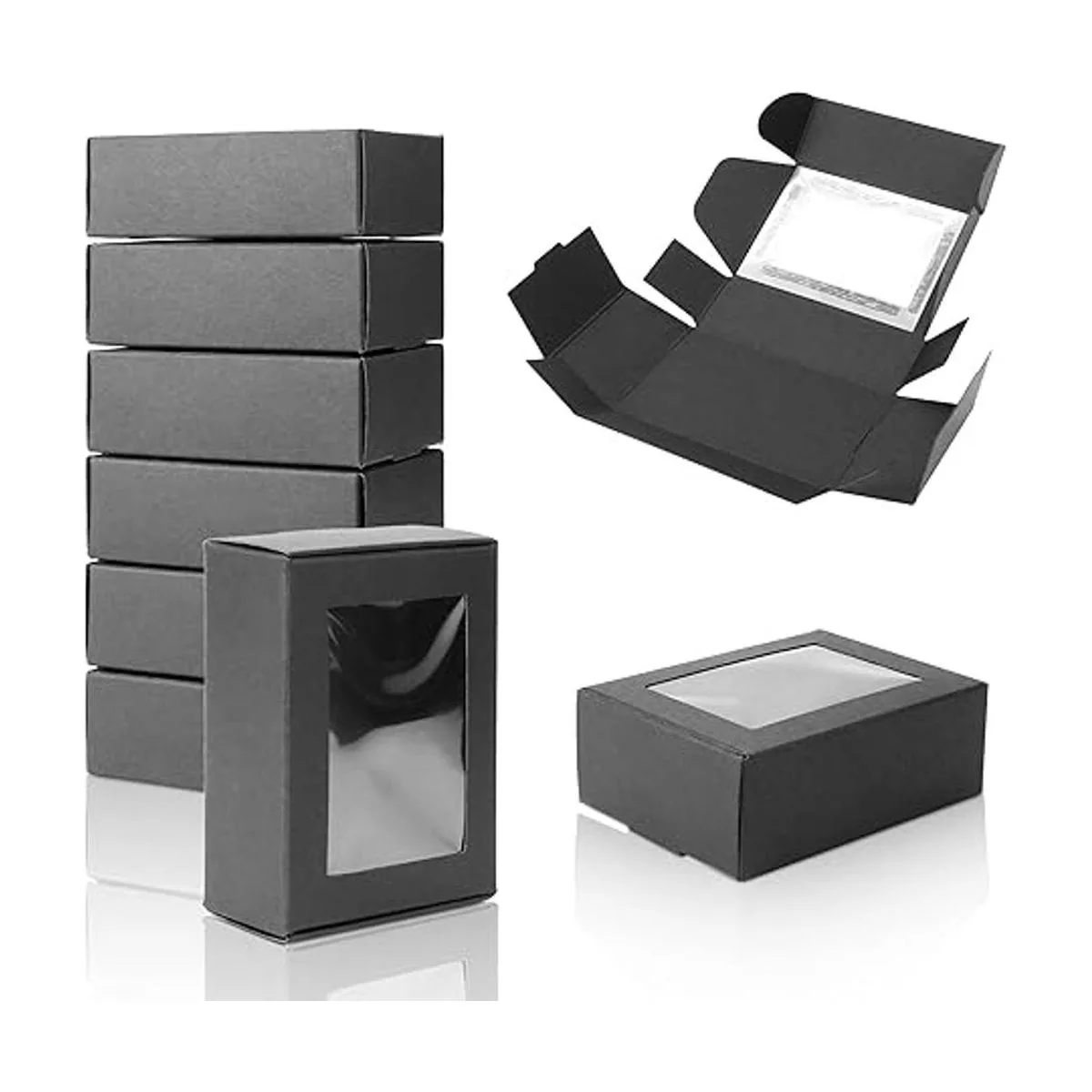 BadenBach Paquete de 50 cajas pequeñas de papel kraft_3