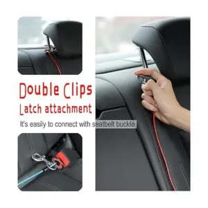 Mi Metty Dog Car Harnesses.Dog Car Seatbelt Made of Coated_2