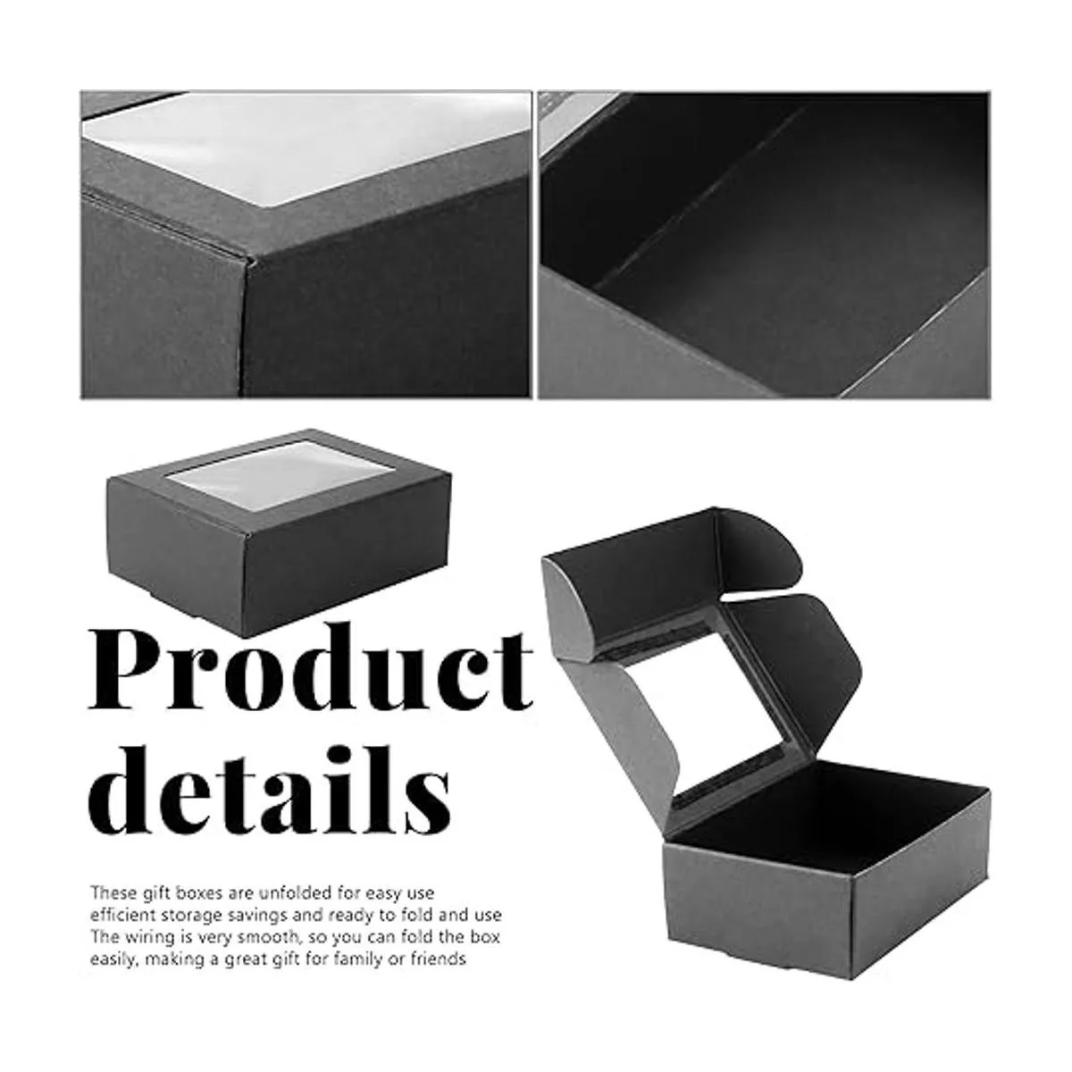 BadenBach Paquete de 50 cajas pequeñas de papel kraft_4