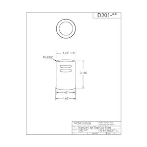 Westbrass D20105 158 pulgadas x 214 pulgadas tapa de_2
