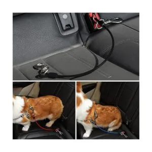 Mi Metty Dog Car Harnesses.Dog Car Seatbelt Made of Coated_3