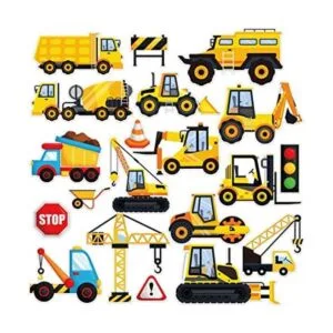 20 calcomanías de gel grueso para construcción de_1