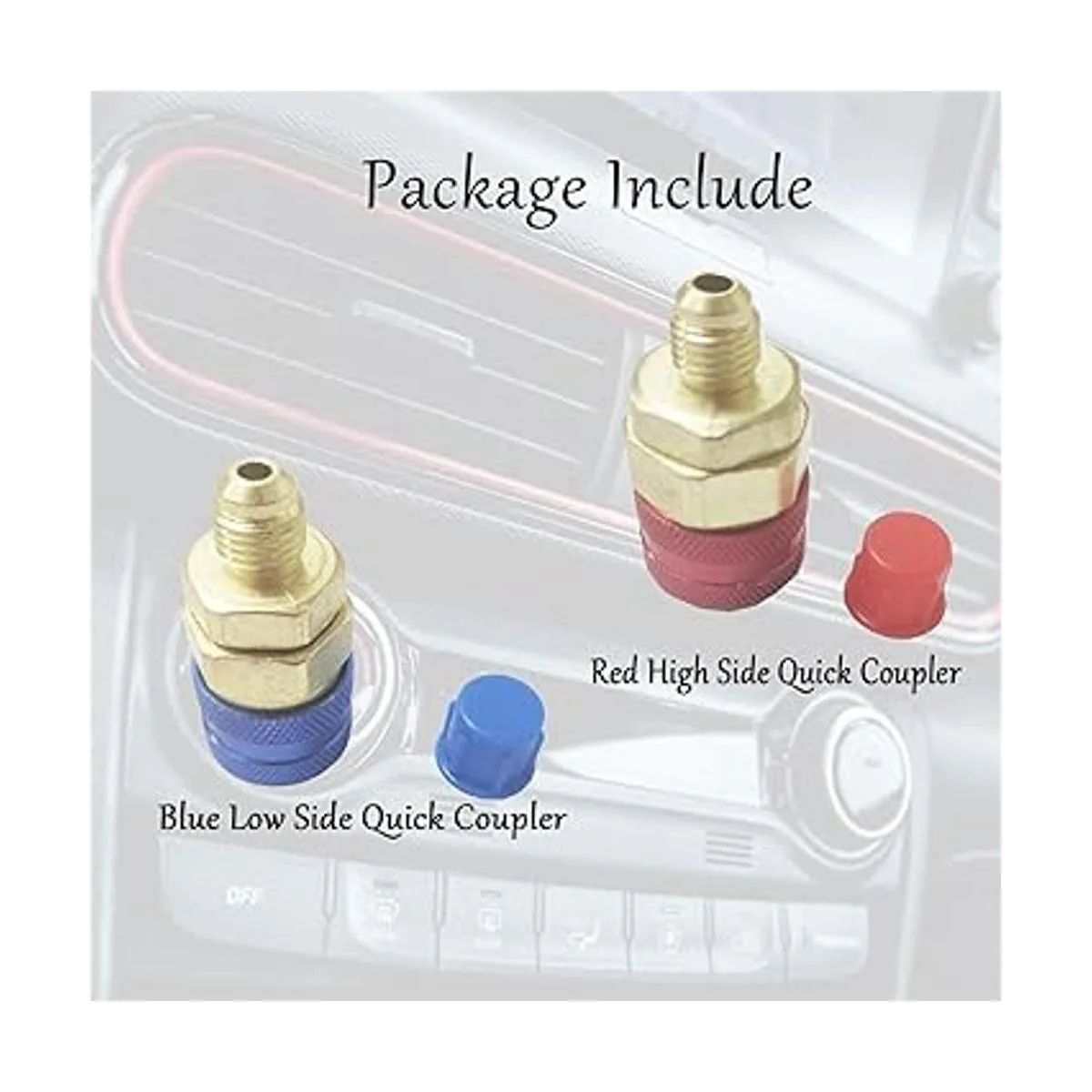 JRangelp AC R134A Adaptador de conexión rápida de_7