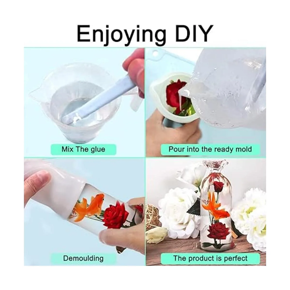 LyfLux Juego de moldes de resina para bolsa de suerte_3