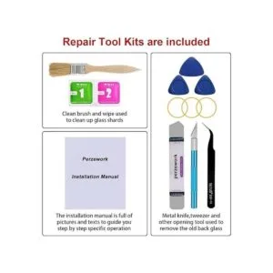 Perzework Repuesto de vidrio trasero OEM para iPhone 11_5