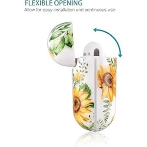 Lokigo Funda para Airpod funda protectora de girasol con_5