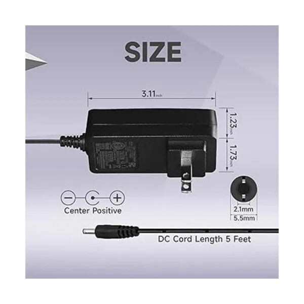 Adaptador de fuente de alimentación de 12 VCC 3A3000 mA_6
