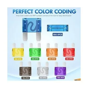 Nilight 32 fusibles de cuchilla Maxi APX de repuesto de_2