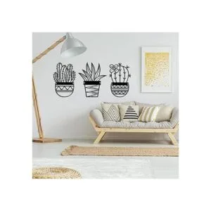 3 piezas de arte de pared de metal con temática natural_6