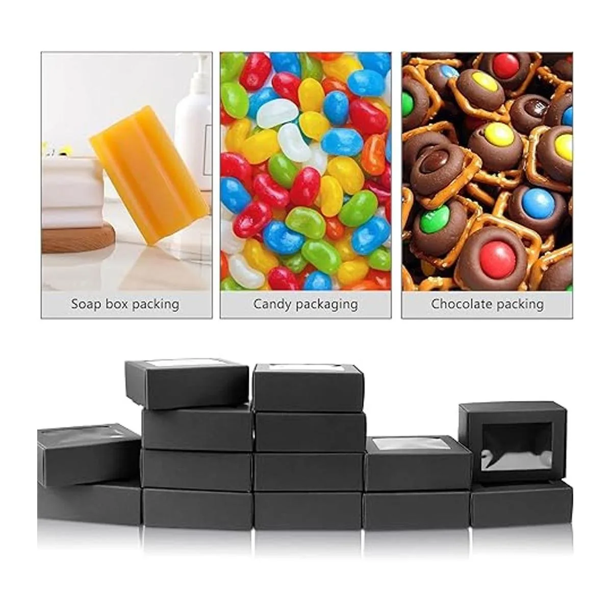 BadenBach Paquete de 50 cajas pequeñas de papel kraft_6