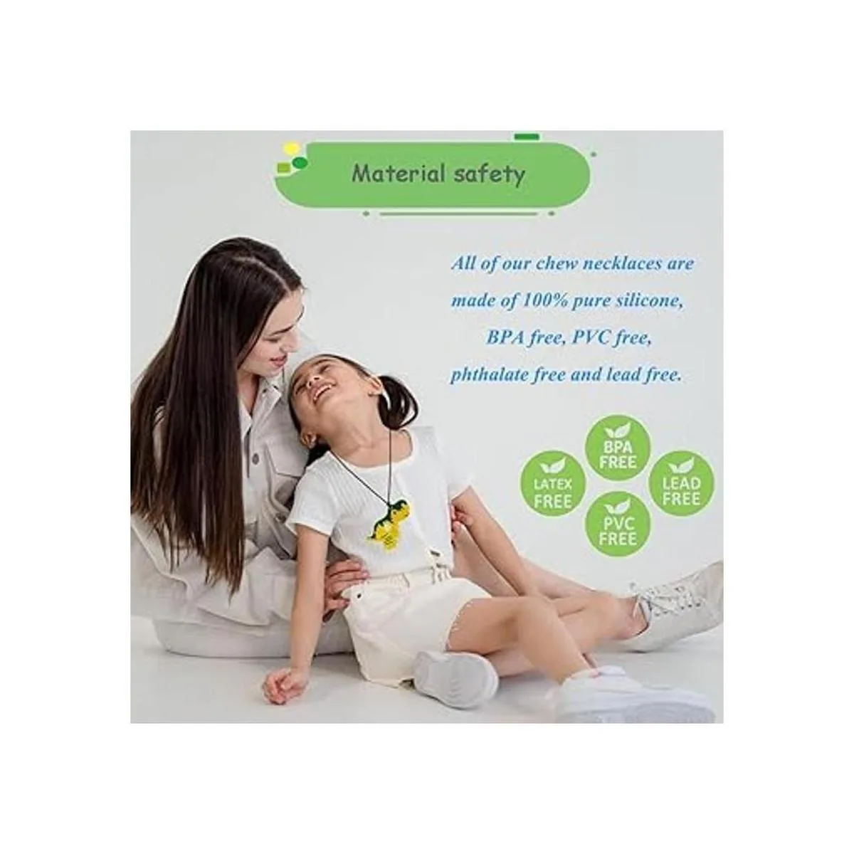 Collares masticables para adultos paquete de 4 collares_2