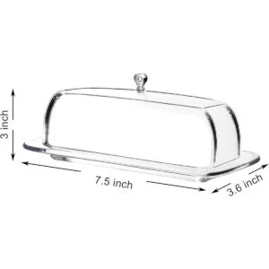 Youngever Mantequilla de plástico plato de mantequilla_2