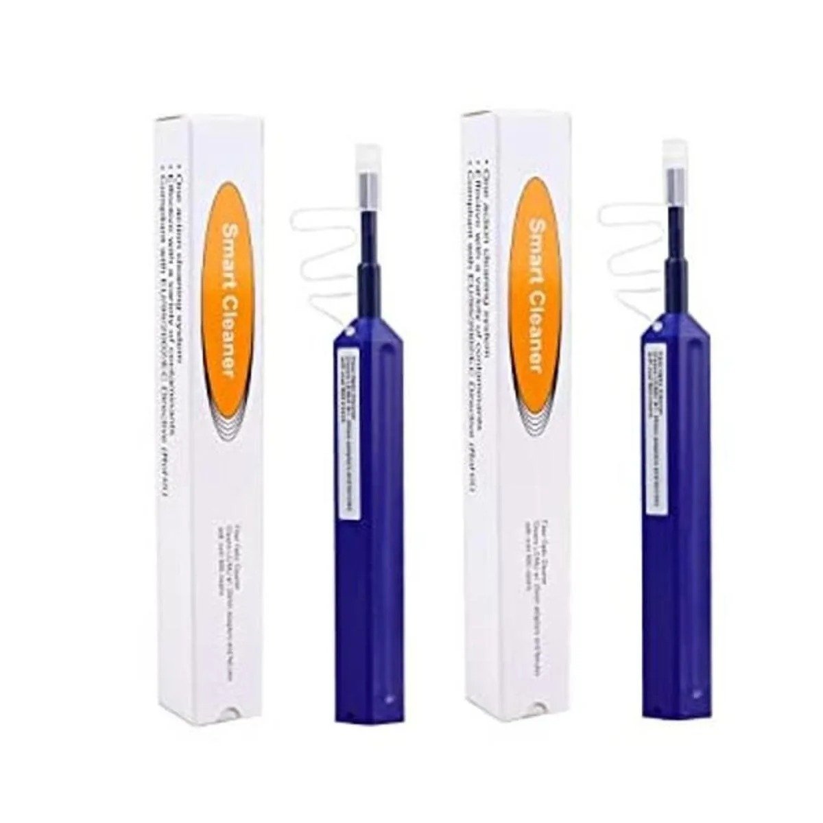 Paquete de 2 herramientas de fibra óptica limpiadoras de_1