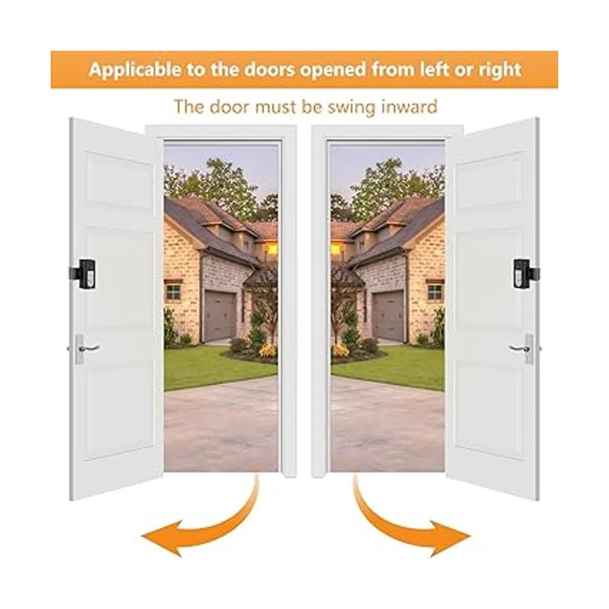 QIBOX Soporte de timbre de video antirrobo compatible con_3