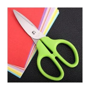 HITOPTY Tijeras multiusos verdes tijeras rectas y_4