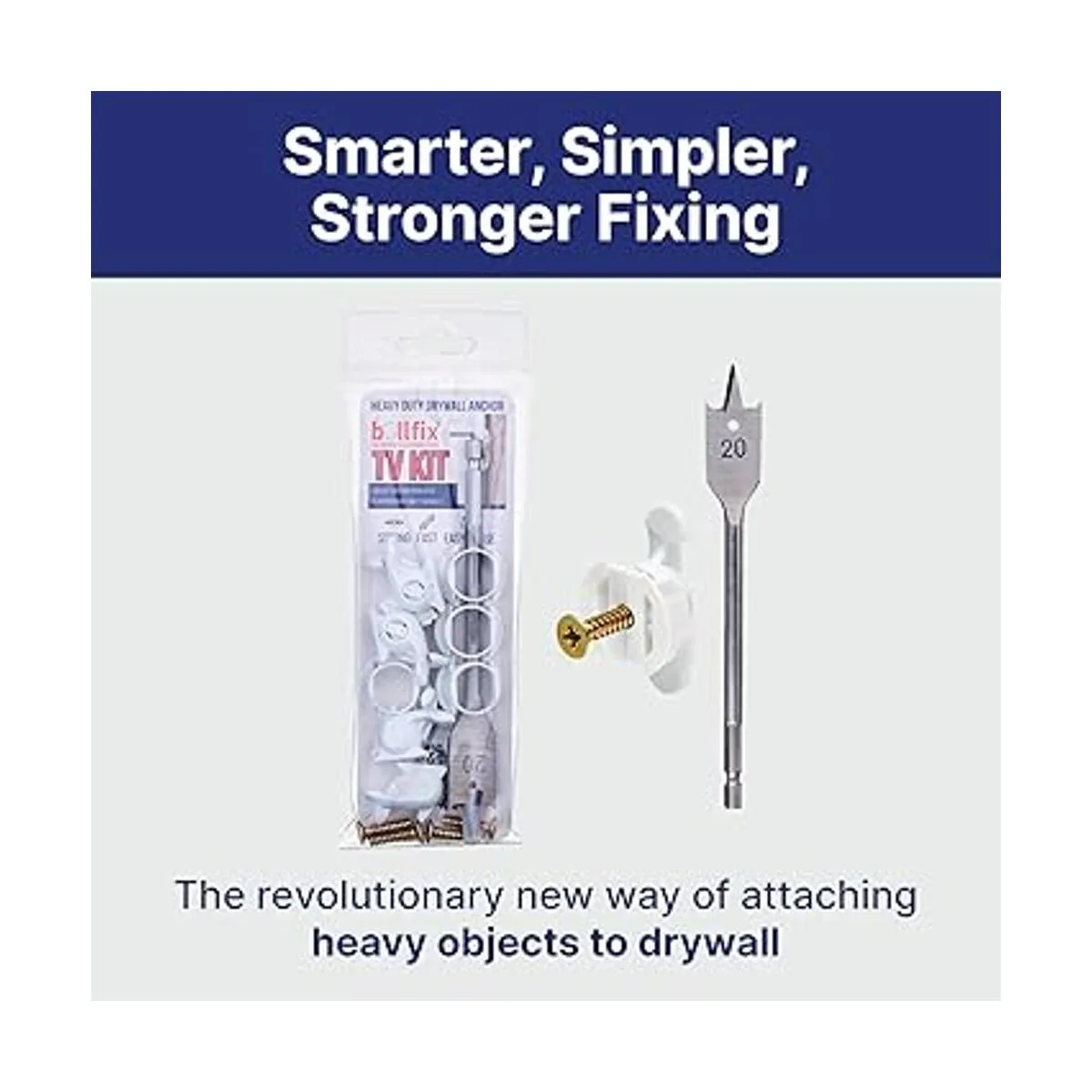 Bullfix Kit de TV Anclajes de paneles de yeso para_2