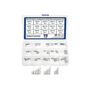 XINGYHENG 75 piezas 15 tipos M2 M3 M4 304 Pines de acero_1