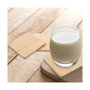 SIJDIEE 12 posavasos cuadrados de madera sin terminar 4_4