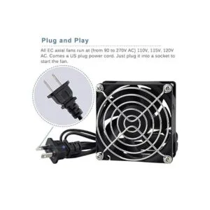 GDSIME AXIAL 8025 nuevo ventilador para muffins 110 V_2