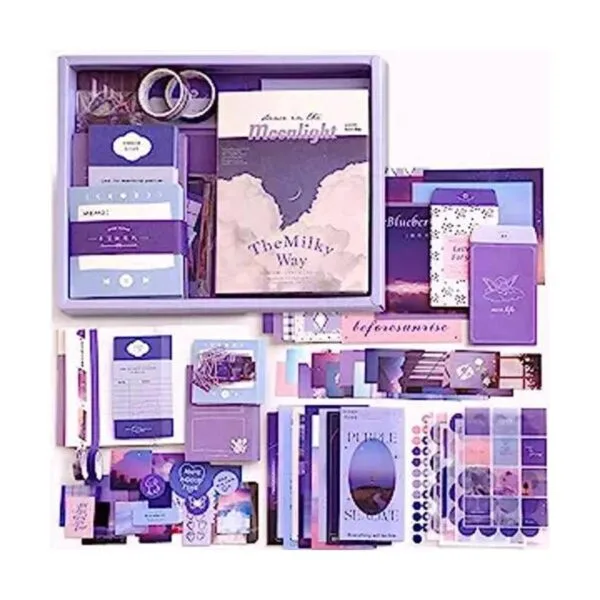 Kit de 348 piezas estéticas de álbumes de recortes kit de_1