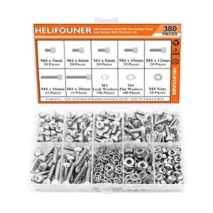 HELIFOUNER 380 piezas M4 x 0.197 in 0.236 in 0.315 in_1