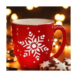 YEAJON 25 plantillas de Navidad de 6 x 6 pulgadas para_7
