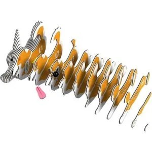 EUGY Rompecabezas de papel 3D ecológico de Corgi galés 080_5