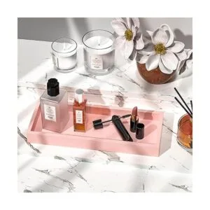 Bandeja de tocador de baño bandeja de bambú para encimera_4