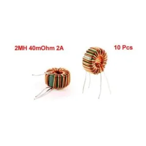 Uxcell 10 piezas de núcleo toroide modo común inductor_3