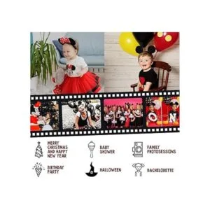 Juego de 4 orejas de ratón para disfraz de ratón para_4