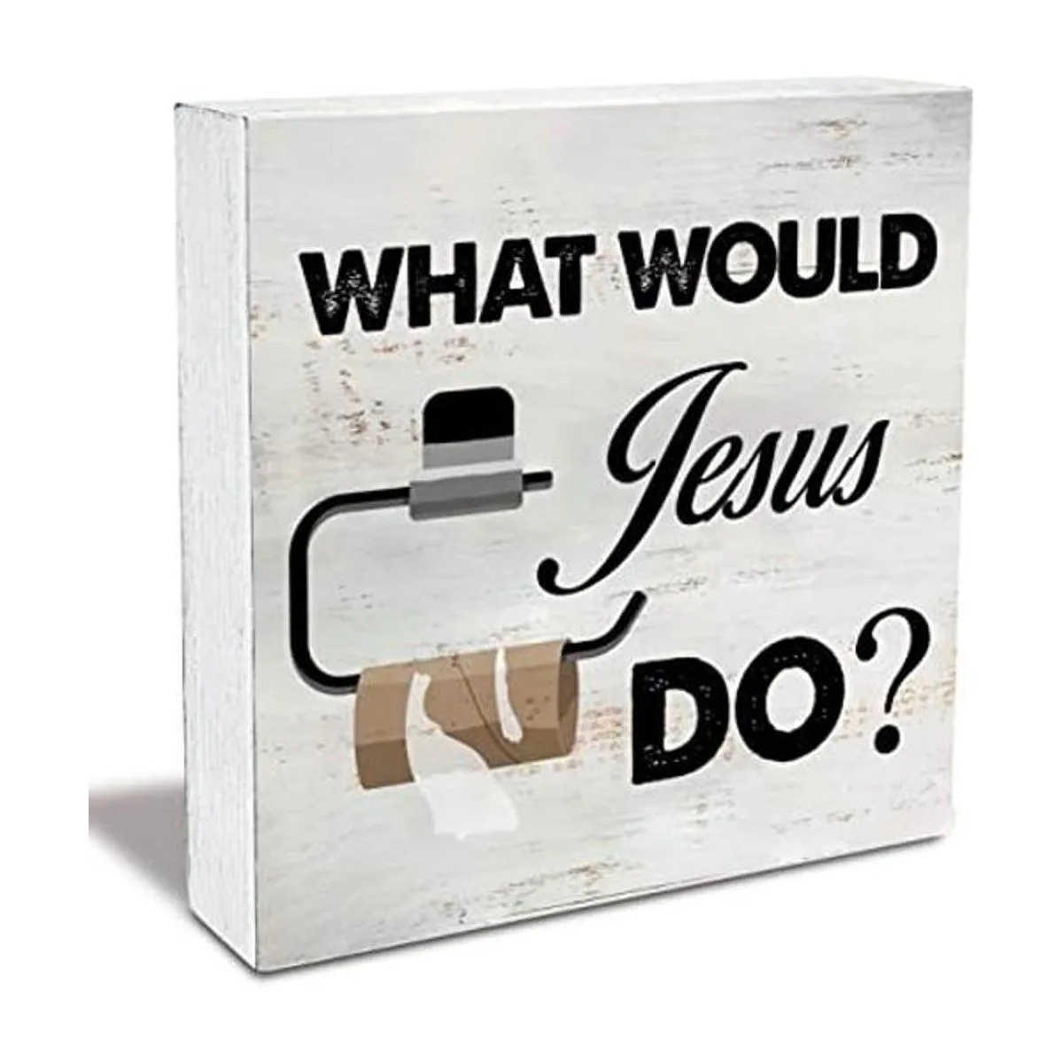 Cartel de caja de madera rústica con texto en inglés What_1