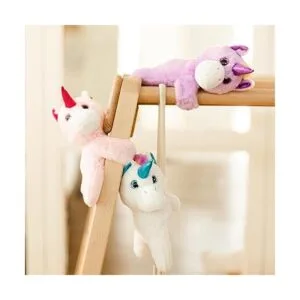 Pulseras de unicornio de peluche para niños y_4