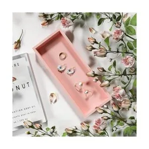 Bandeja de tocador de baño bandeja de bambú para encimera_3