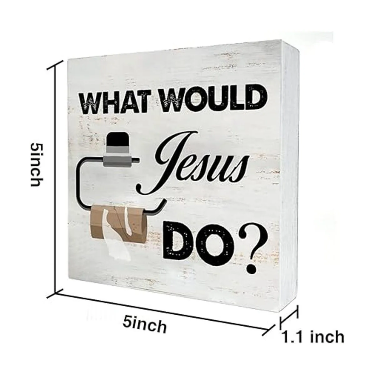 Cartel de caja de madera rústica con texto en inglés What_2