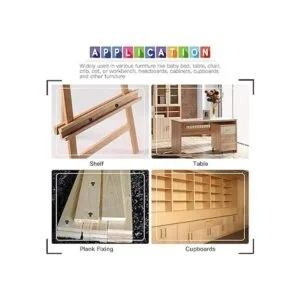 Glarks Juego de 85 tornillos de tapa hexagonales negros_6