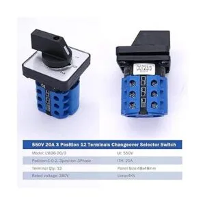 Taiss Interruptor de cambio universal 20A 550V 3_4