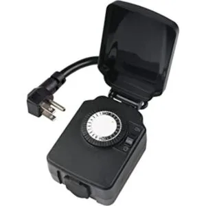 BNLINK Temporizador mecánico de luz para exteriores de 24_1