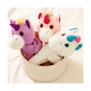 Pulseras de unicornio de peluche para niños y_5