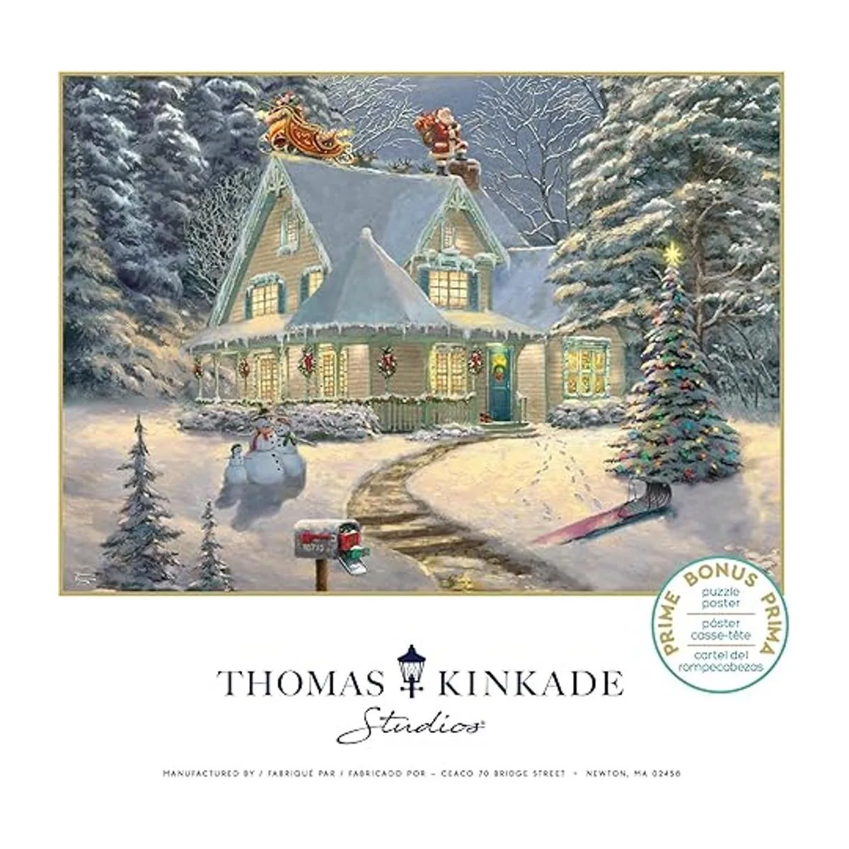 Ceaco Thomas Kinkade Disney Holiday Midnight Delivery_4