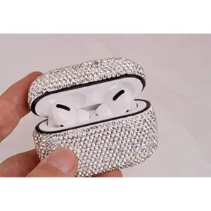 Funda moderna de lujo para AirPods 2020 con diamantes de_5