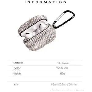 Funda moderna de lujo para AirPods 2020 con diamantes de_2