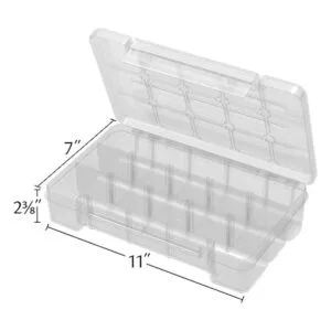 Estuche de plástico AkroMils para guardar piezas de_5