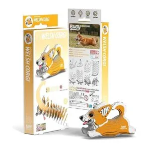 EUGY Rompecabezas de papel 3D ecológico de Corgi galés 080_4