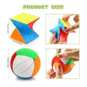 Paquete de 2 cubos de rompecabezas de giro cubo de hiedra_2