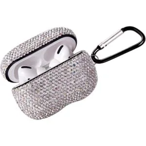 Funda moderna de lujo para AirPods 2020 con diamantes de_1