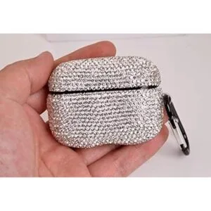 Funda moderna de lujo para AirPods 2020 con diamantes de_4