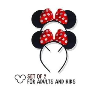 Juego de 4 orejas de ratón para disfraz de ratón para_5