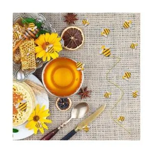 100 adornos de abejas de resina diminutos de 0.98_5