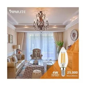 YIMILITE B11 E12 Bombillas LED para candelabros de 4 W_3