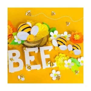 100 adornos de abejas de resina diminutos de 0.98_4